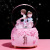 Original Couple Love of Cherries Crystal Ball Music Box Luminous Snow Valentine's Day Boys and Girls Qixi Gift