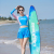 2022new Swimsuit Women's Split Two-Piece Suit Slimming Conservative Long Sleeve Sun Protection Sports Bikini Hot Spring Swimsuit