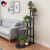 Flower Stand Living Room Bedroom Coffee Table Stand Multi-Layer Sofa Side Table Solid Wood Storage Rack Iron Multi-Functional Floor Green Radish Stand