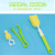Baby Bottle Brush Cup Cleaning Brush Sponge Brush Straw Pacifier Brush Four-Piece Set Support Customization