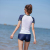 Swimsuit Women's Covering Belly Thin Swimsuit 2022 New Conservative Split Boxer Seaside Hot Spring Swimsuit