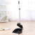 Black Plastic Pole Broom Dustpan Set with Shovel Sweep Broom Set Practical Wholesale
