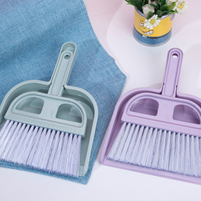 Home Small Broom Dustpan Set Mini Household Desk Cleaning Small Broom Creative Plastic Keyboard Cleaning Brush