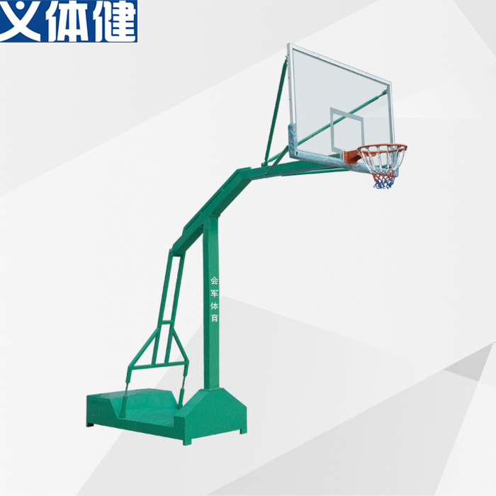 HJ-T016 钢化玻璃移动式篮球架