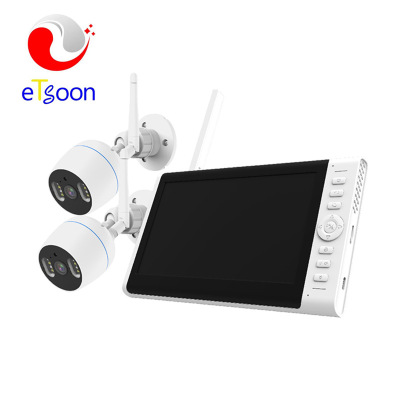 2 Million-3 Million Pixels 2/4-Way Network Surveillance Camera Lens Set with 7-Inch HD Display Home