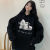   arge Size Women's Clothing Fat Sister Bear Hooded Sweater Female Students Autumn and Winter Korean Style oose Velvet Padded Thickened Coat Fashion