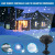 New Outdoor Projection Led Snow Light Pattern Light Waterproof Courtyard Decoration Stage