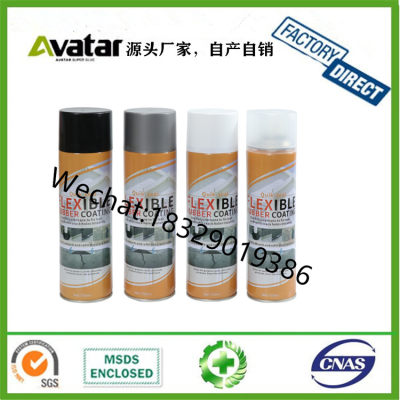 Waterproofing Leak Sealer Spray Rubber Stop Leaking Spray Paint 650ml Black Color Factory OEM