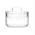 Overlapping Pyrex Bowl Transparent Salad Bowl Creative Dessert Fruit Sharing Box with Lid Cereal Can Nordic Style