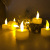 With 2 Keys Remote Control Electric Candle Lamp Amazon for Christmas LED Electronic Candle Light Electric Candle Lamp