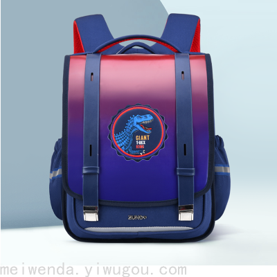 Factory Direct Sales Primary School Children's Schoolbag Cartoon Horizontal Backpack