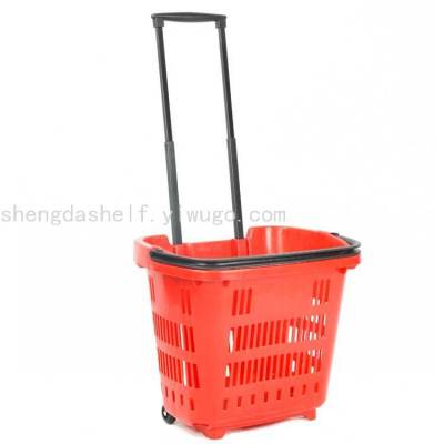 Shopping Basket Supermarket Shopping Basket Portable Basket Plastic Shopping Basket 35L Shopping Basket Common Style Shopping Basket Large Blue