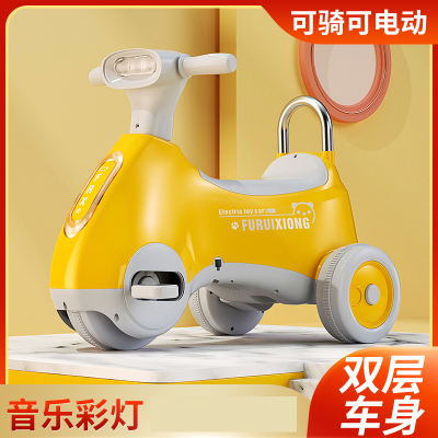 Children's Tricycle Electric Stroller Baby Double Children Toy Car Stall Novelty Bicycle Toy Electric Car