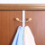 New European-Style Multi-Hook Iron Door Hook Metal Punch-Free Seamless Door Hanger Wall Storage Coat Hook