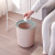 Round Clamping Ring Trash Can Large Toilet Pail Indoor Home Department Store