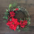 American Christmas Wreath Door Hanging Christmas Vine Ring Wholesale Artificial Wreath Cotton Wall Hanging Decoration Wedding Ceremony Layout