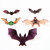 Bat Wall Stickers 12 Sets Halloween Ghost Festival Pumpkin Bat Decorative Wallpaper 3D 3D PVC Factory Wholesale