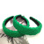 Korean Autumn and Winter New Green Sponge Thickening Headband High Skull Top Hairpin Fashion All-Match Internet Celebrity Outing Headband