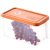 Handle Pp Plastic Refrigerator Crisper Clear with Cover Square Drawer Storage Box Frozen Food Storage Box