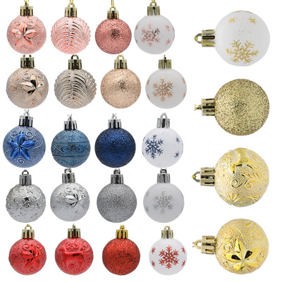 Cross-Border Wholesale New Christmas Ball 30PCs 4cm Suit and Previous Styles Have Changed