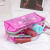 2022 New Transparent English Letters PVC Cosmetic Bag Travel Waterproof Wash Bag Large Capacity Handbag in Stock