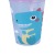 Cartoon Dinosaur Pattern Transparent Pp Home Daily Drink Drinking Water Cup with Straw 400ml/600ml Water Cup Direct Supply