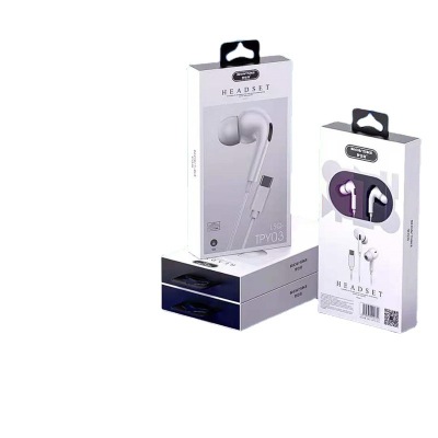 Luo Shiqi Tpy03 Mobile Phone Headset Oblique in-Ear Stereo Headset Tpye-c Interface Applicable to Huawei Earphone