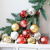 Christmas Decorations 8cm Colored Drawing Ball Boxed Christmas Ball Show Window Decoration Hanging Decoration Wholesale