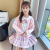 2022 Spring New Girls' JK Navy Three-Piece Korean-Style Long-Sleeved Sweater Shirt Skirt Outfit