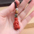 Chinese Red Cinnabar Red Buckle High-End Car Key Ring Men's and Women's Zodiac Year Handbag Pendant Hanging Ornaments