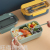 New Morandi Plastic Lunch Box Student Work Office Staff Partitioned and Portable Lunch Box Lunch Box