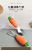 Children's Silicone Plate Carrot 304 Stainless Steel Fork Spoon Baby Tableware Baby Food Supplement Tableware
