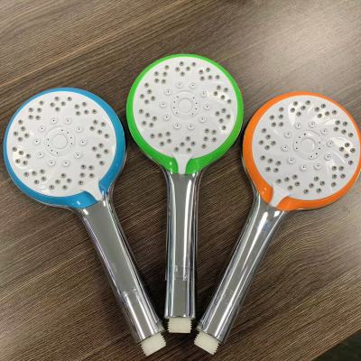 Universal Five-Speed Adjustable Color Ring Shower Electroplating Handle Nozzle Shower Household Nozzle Shower Head
