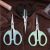 Stainless Steel Scissors Household Scissors Plastic Handle Student Scissors Stationery Scissors Handmade Office Small Scissors Department Store Paper Quilling