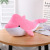 Cute Pink Short Plush Dolphin Toy Soft Fluffy Stuffed Thick Plush Doll Factory Direct Supply Wholesale