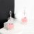 New Table Decoration Luminous Pink Rabbit Violin Transparent Acrylic Artware Ornaments Crystal Crafts