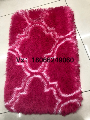 [Yixing Carpet] Factory Direct Sales New Long Silk Wool Printed Carpet Floor Mat Doormat and Foot Mat Daily Necessities