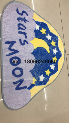 [Yixing Carpet] Factory Direct Sales Hot Sale Cashmere-like Special-Shaped Printed Mat Carpet Doormat Mat New