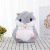 Amazon Cross-Border Foreign Trade Imitation Rabbit Fur Hamster Hand Warmer 2-in-1 Cute Expression Plush Doll Toy Gift