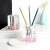 New Colorful Thermometer Fruit Pen Holder Hourglass Acrylic Artware Decorative round Transparent Desktop Ornaments