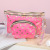 Factory Direct Supply New European and American New PVC Cosmetic Bag Bag Large Capacity Fashion Trendy Travel Washing and Makeup Bag