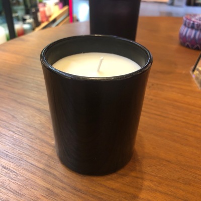 Aromatherapy Candle Black Frosted Glass Cup Black Cup Scented Candle Gift Birthday Party Candle