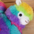 In Stock Seconds, Foreign Trade Popular Style Colorful Rainbow Alpaca Grass Mud Horse Plush Doll Toy Doll