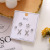 925 Silver Stud Earrings Three Pairs of Personalized Micro Inlaid Zircon Real Gold Electroplated Earrings Korean Style Elegant High-Grade Earrings