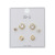 Elegant Korean Earrings S925 Diamond-Embedded Little Swan Crown Stud Earring Sweet Fashion Rhinestones Earrings Three Pairs Set