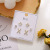 925 Silver Stud Earrings Three Pairs of Personalized Micro Inlaid Zircon Real Gold Electroplated Earrings Korean Style Elegant High-Grade Earrings