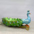 Peacock Fruit Plate Decoration Home Ornament Living Room Coffee Table TV Cabinet Candy Plate Hallway Shoe Cabinet Key Storage Box