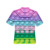 Rainbow Macaron Puzzle Five-Pointed Star Hexagonal Jersey Rat Killer Pioneer Child Parent-Child Interaction Educational Toy