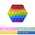 Rainbow Macaron Puzzle Five-Pointed Star Hexagonal Jersey Rat Killer Pioneer Child Parent-Child Interaction Educational Toy