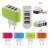 Candy 3usb Multi-Port Mobile Phone Charger Led Luminous Charging Plug Smart Multi-Port USB 5v2a Mobile Phone Charging